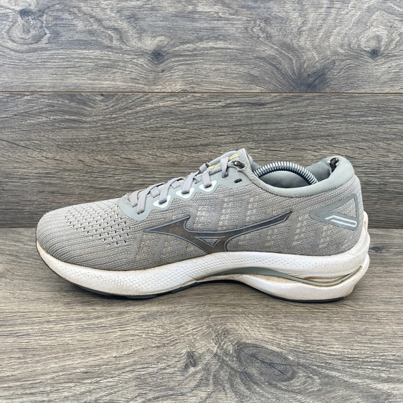 Mizuno Wave Rider 25 Waveknit Athletic Sneakers Shoes Women's Size 9 Gray - Picture 5 of 14